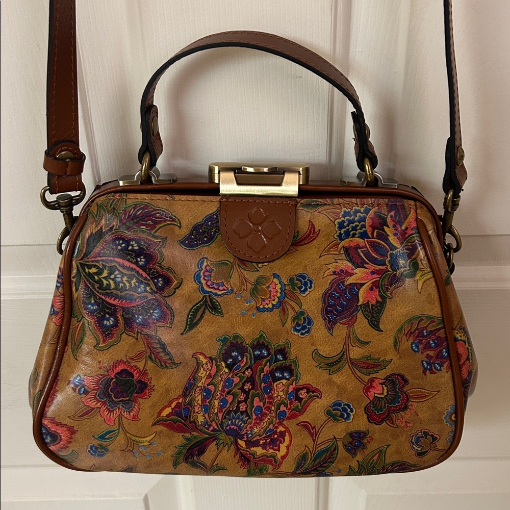Patricia Nash Elegant Leather Floral Women's Satchel -NWOT